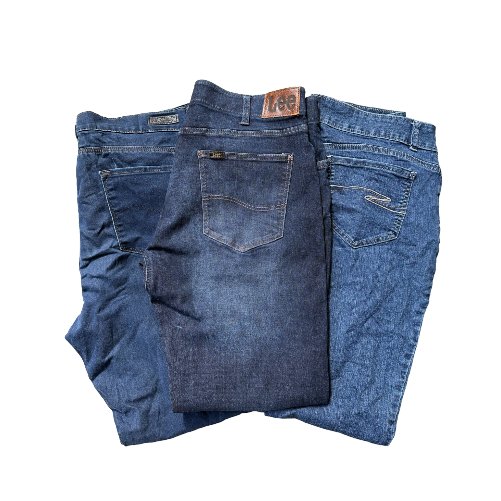 Lot de jeans Lee vintage seconde main grade A/B pour revente